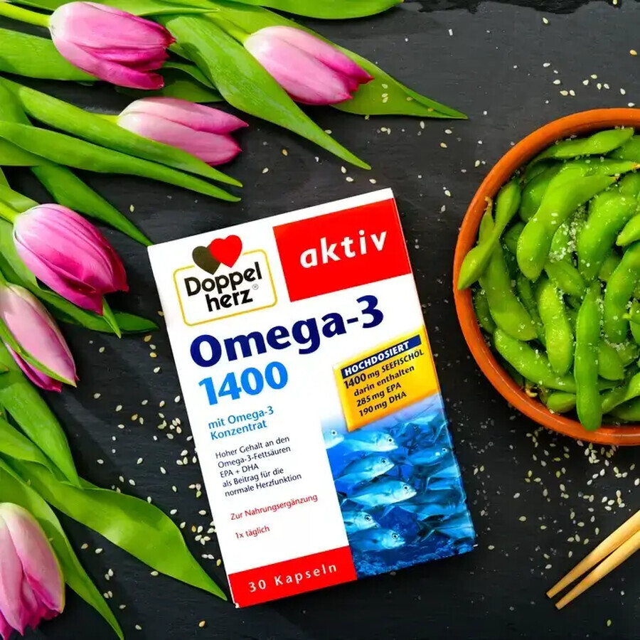 Omega-3 1400, 30 Kapseln, Doppelherz