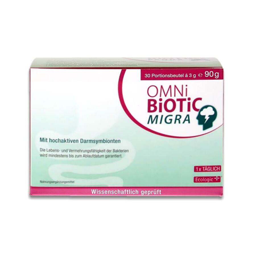 Omni-Biotic Migra, 30 Sachets, Institut AllergoSan