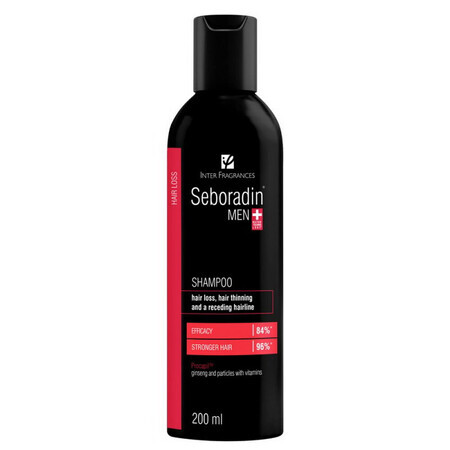 Shampoo für Männer gegen Haarausfall und schütteres Haar Seboradin Men, 200 ml, Lara