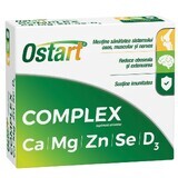 Ostart Complex Ca + Mg + Zn + Se + D3, 20 Tabletten, Fiterman