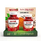 Paket Curcumin 95, 60 + 30 Kapseln, AdNatura