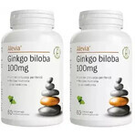 Ginkgo Biloba 100 mg pack, 60 + 60 tablets, Alevia