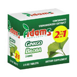 Ginkgo Biloba Packung, 60 Tabletten,(1 + 1), Adams Vision