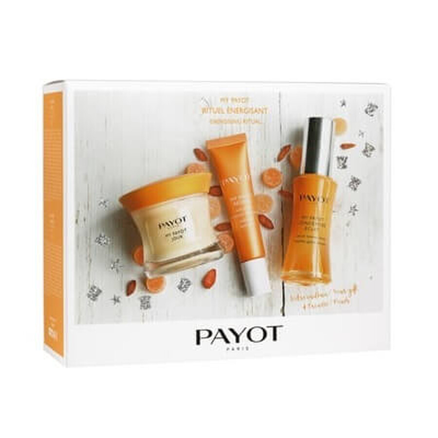 Pachet My Payot Cremă de zi iluminatoare, 50 ml + Ser pentru strălucire, 30 ml + Cremă de ochi pentru strălucire, 15 ml, Payot