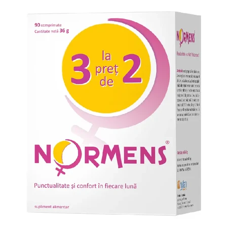 Normens pack (2 + 1), 30 tablets, Hyllan