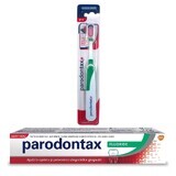 Parodontax Fluorid-Zahnpasta-Paket, 75 ml + Parodontax Zahnbürste, extra weich, Gsk