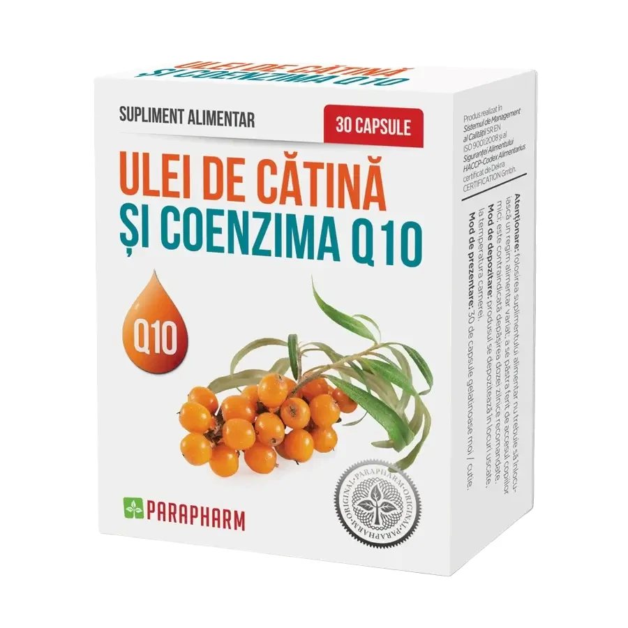Catina Öl und Coenzym Q10 Packung, 30 Kapseln, 2+1, Parapharm