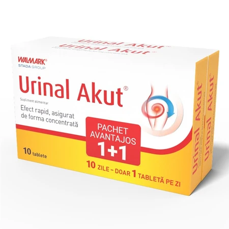 Urinal Akut Idelyn Set 10 + 10 tabletten (1+1), Walmark