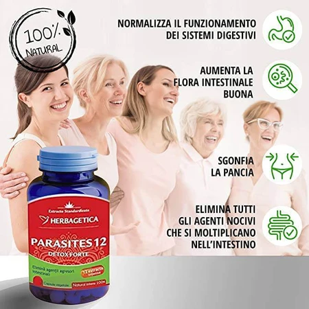 Parasites 12, 120 Kapseln, Herbagetica