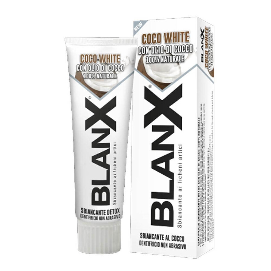 Toothpaste Blanx Coco White, 75 ml, Coswell