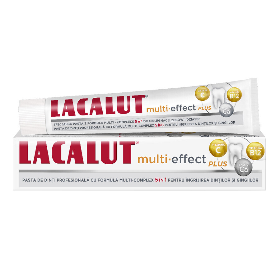 Lacalut Multi-Effekt Plus Zahnpasta, 75 ml