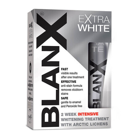 Pasta de dinti pentru albire intensiva Extra White BlanX, 50 ml, Coswell