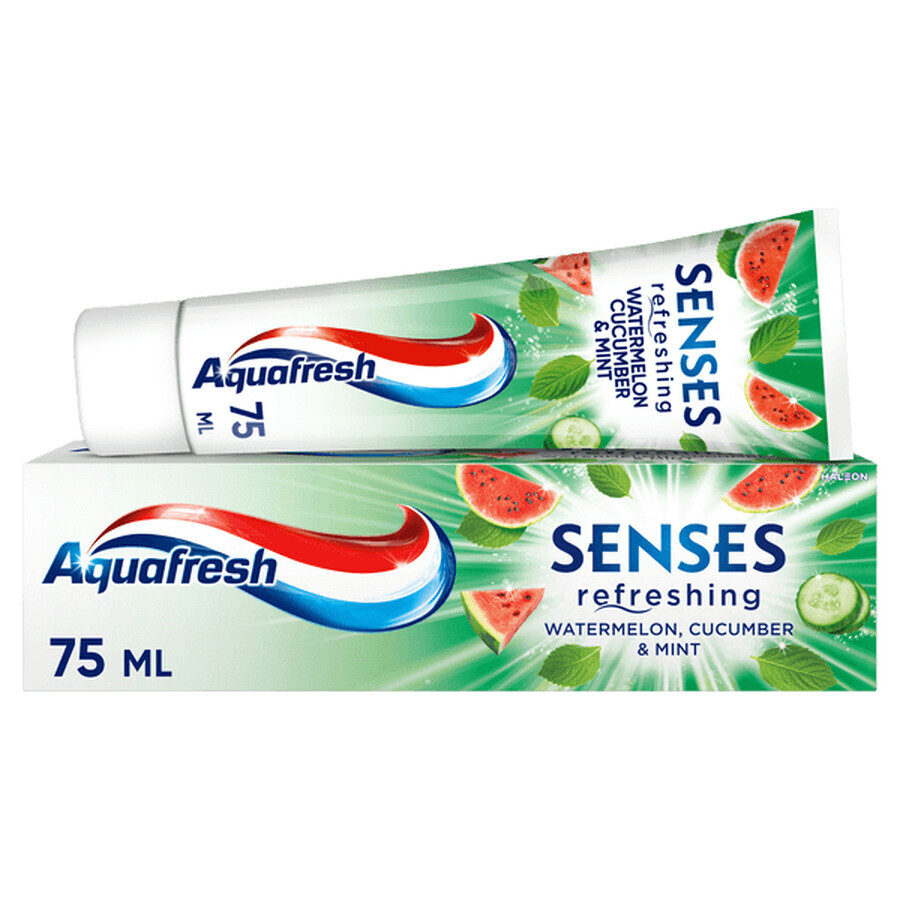 Zahnpasta Senses Wassermelone, 75 ml, Aquafresh