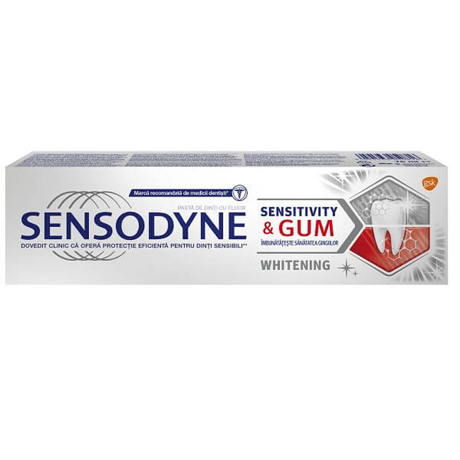 Sensitivity Zahnfleisch aufhellende Zahnpasta Sensodyne, 75 ml, GSK