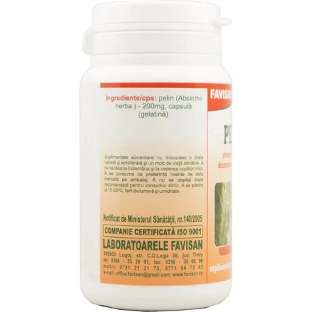 Pelin (Wormwood) 70 capsules, Favisan