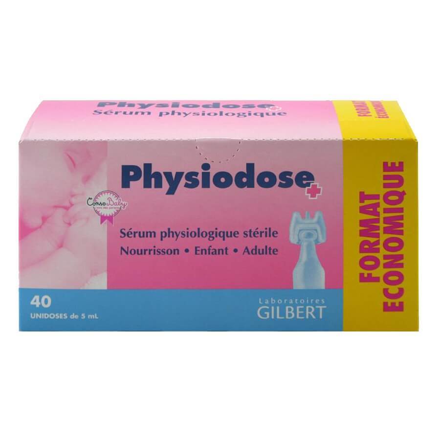 Physiodose physiologisches Serum, 40 Einzeldosen x 5 ml, Gilbert