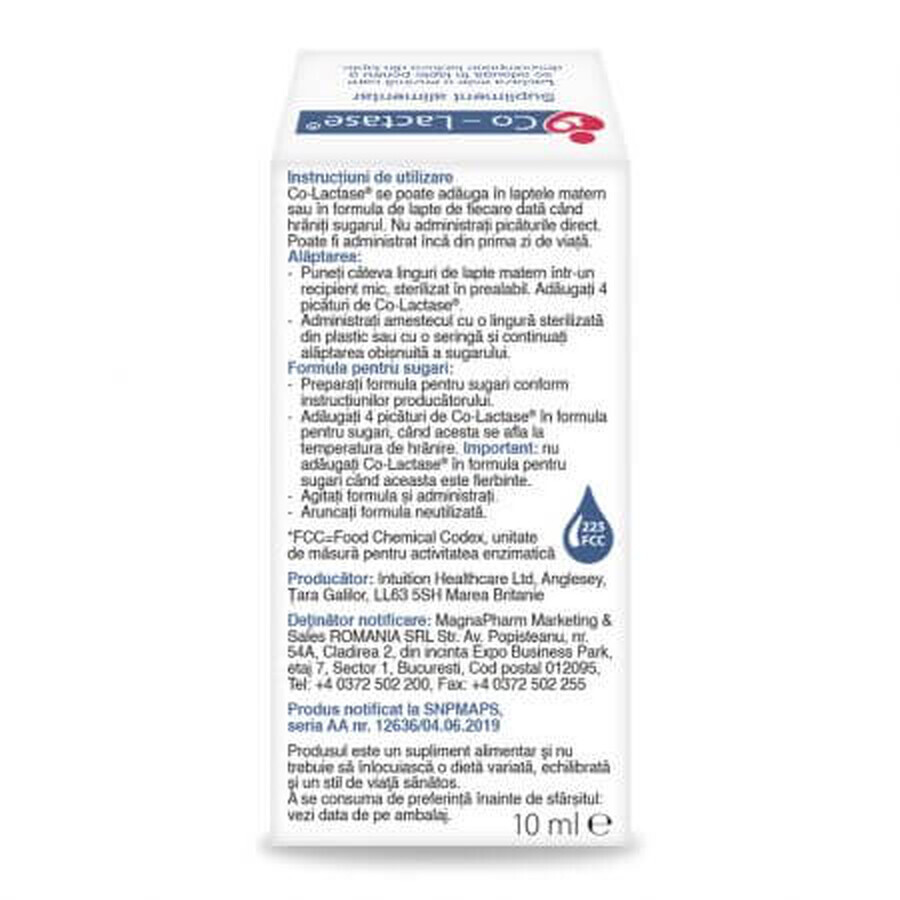 Co-Lactase Infant Drops, 10 ml, Maxima HealthCare Ltd