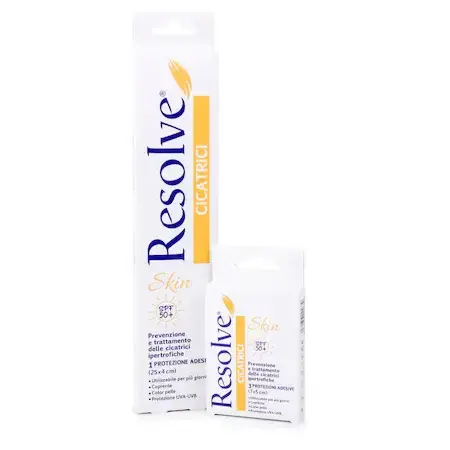 Resolve Skin SPF50+ Narbenpflaster, 25 x 4 cm, 1 Stück, Pietrasanta Pharma