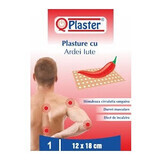 Plasture cu efect de incalzire Hot Patch, 12 x 18 cm, QPlaster