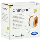 Parche de papel hipoalergénico Omnipor (900437), 2,5cmx5m, 1 pieza,Hartmann