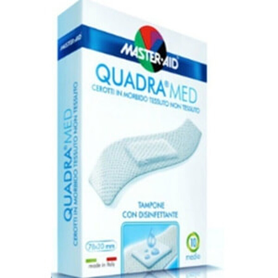 Quadra Med Master-Aid sensitive skin patches, 10 pieces, Pietrasanta Pharma