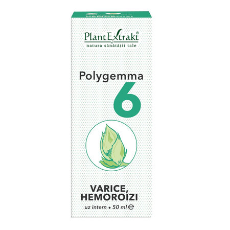 Polygemma 6 Krampfadern und Hämorrhoiden, 50 ml, Pflanzenextrakt