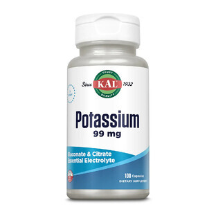 Potassium 99 mg Kal, 100 capsules, Secom