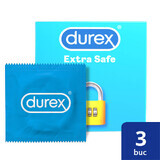Kondom Extra Safe, 3 Stück, Durex