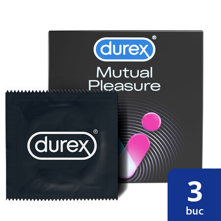 Kondom Mutual Pleasure, 3 Stück, Durex