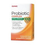 Probiotic Complex Extra Strength 100 Billionen Live-Kulturen (424632), 20 Kapseln, GNC