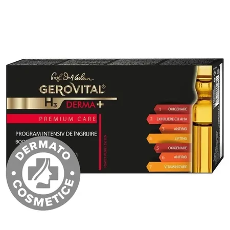 Gerovital Premium Care Intensive Care Program, 7 phials, Farmec