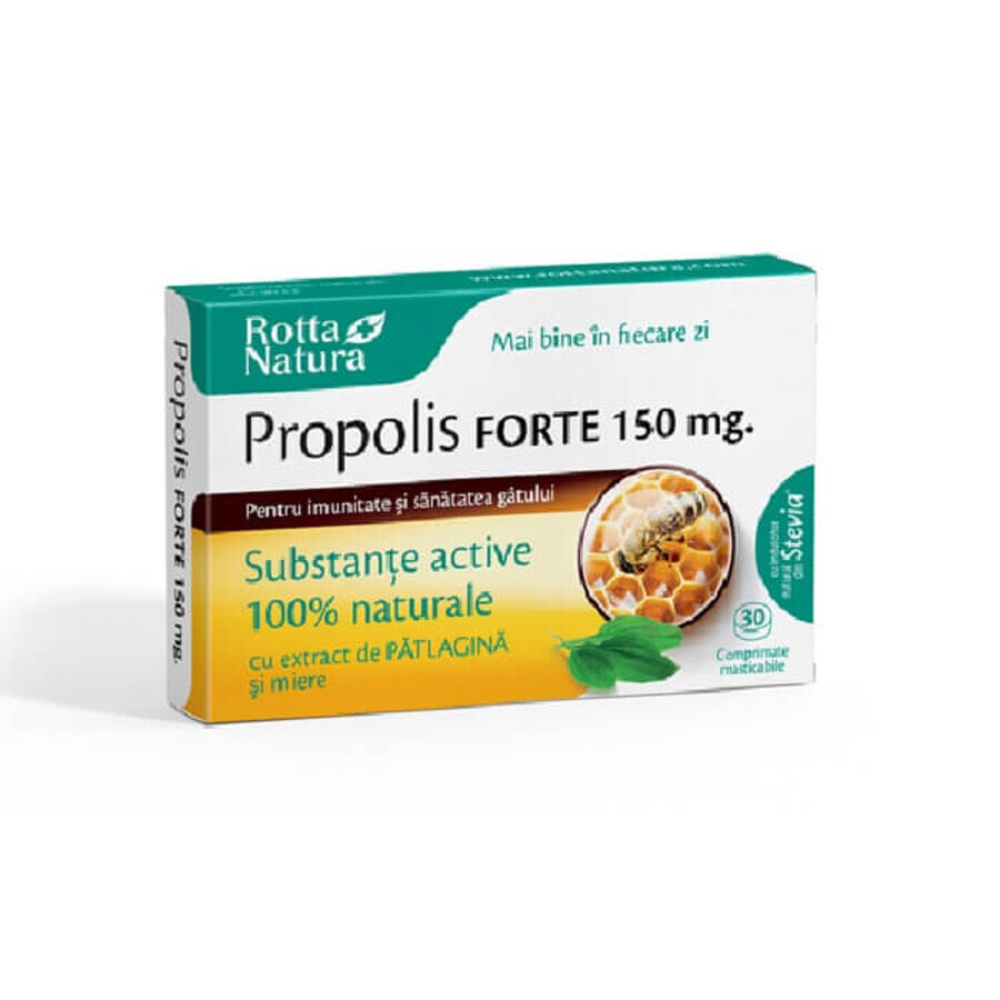 Propolis forte with pelagin and honey 150 mg, 30 tablets, Rotta Natura