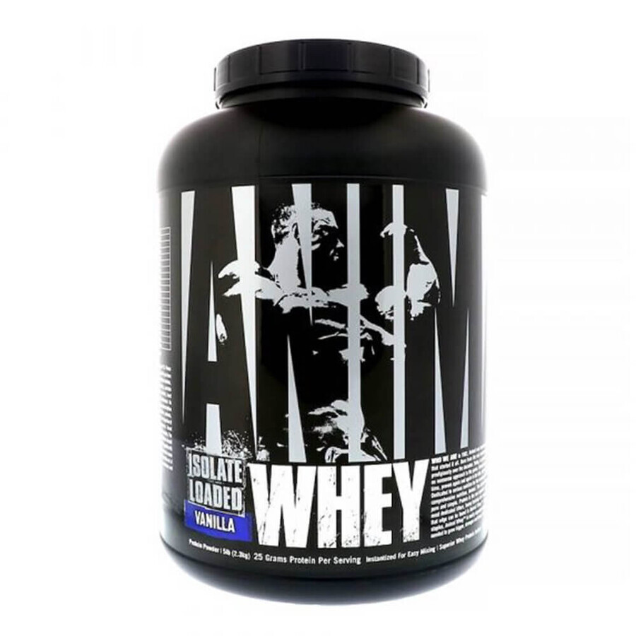 Pudra protecica Animal Whey Vanilie, 2,3 Kg, Universal Nutrition