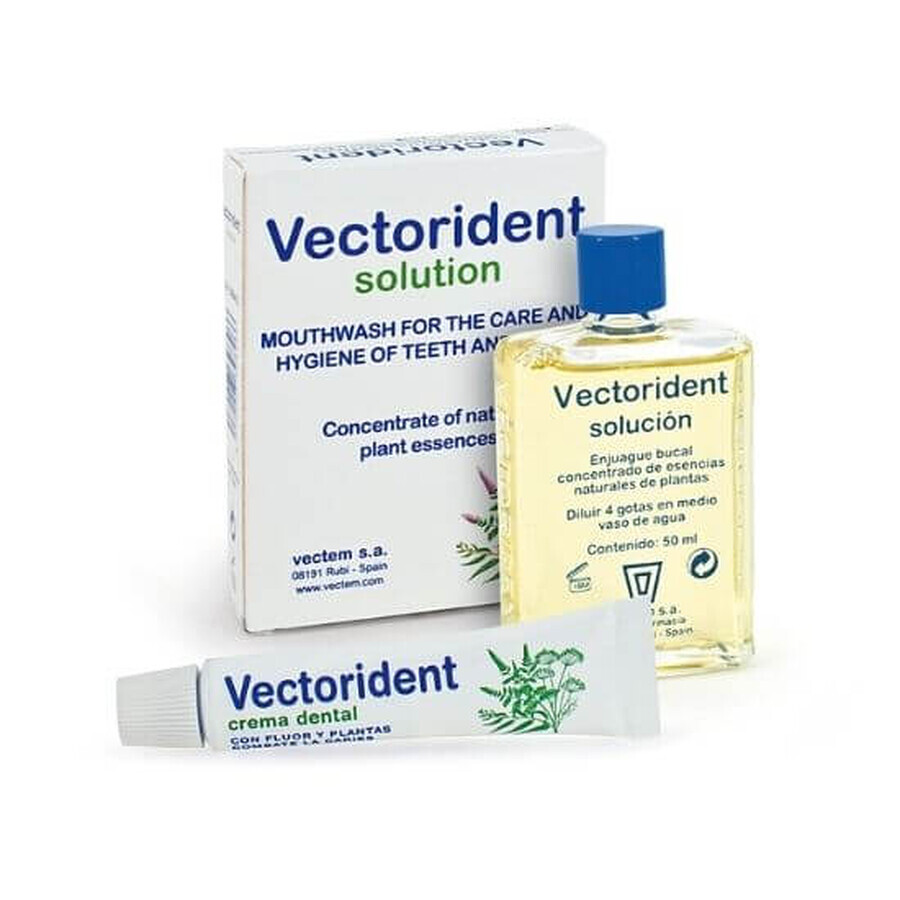 Vectorident concentrated mouthwash with herbal extract, 50 ml, Vectem