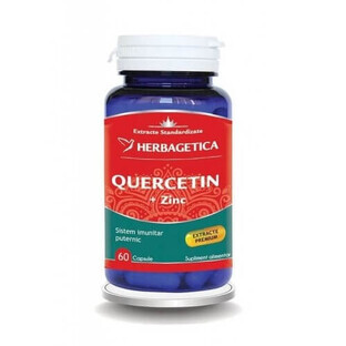 Quercetin plus Zink, 60 Kapseln, Herbagetica