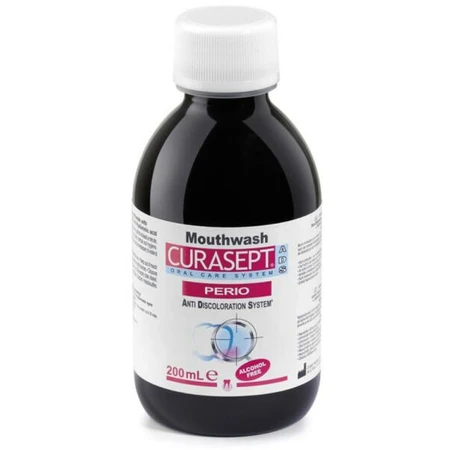 Mouthwash with chlorhexidine 0.12% Perio Curasept, 200 ml, Curaprox