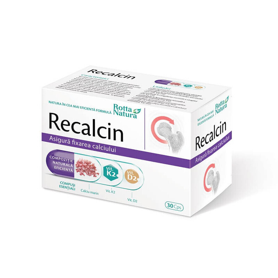 Recalcin, 30 capsule, Rotta Natura