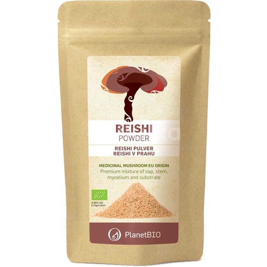 Reishi pulbere, 150 g, Planet Bio