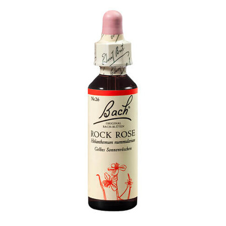 Bach Original Rock Rose Wild Rose Flower Remedy, 20 ml, Rescue Remedy