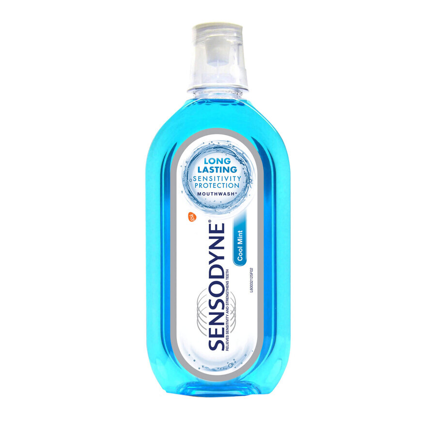 Fresh Mint Sensodyne alcohol-free mouthwash, 500 ml, Gsk