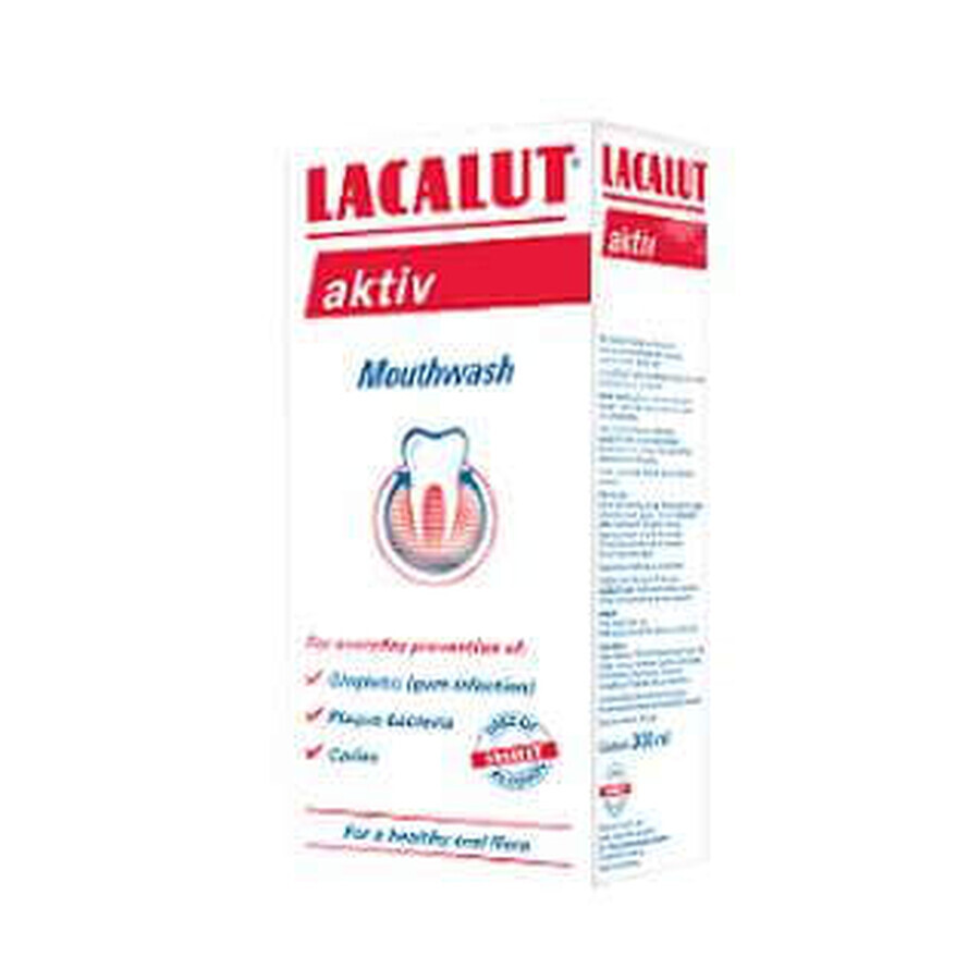 Mundspülung Lacalut Aktiv, 300 ml, Theiss Naturwaren