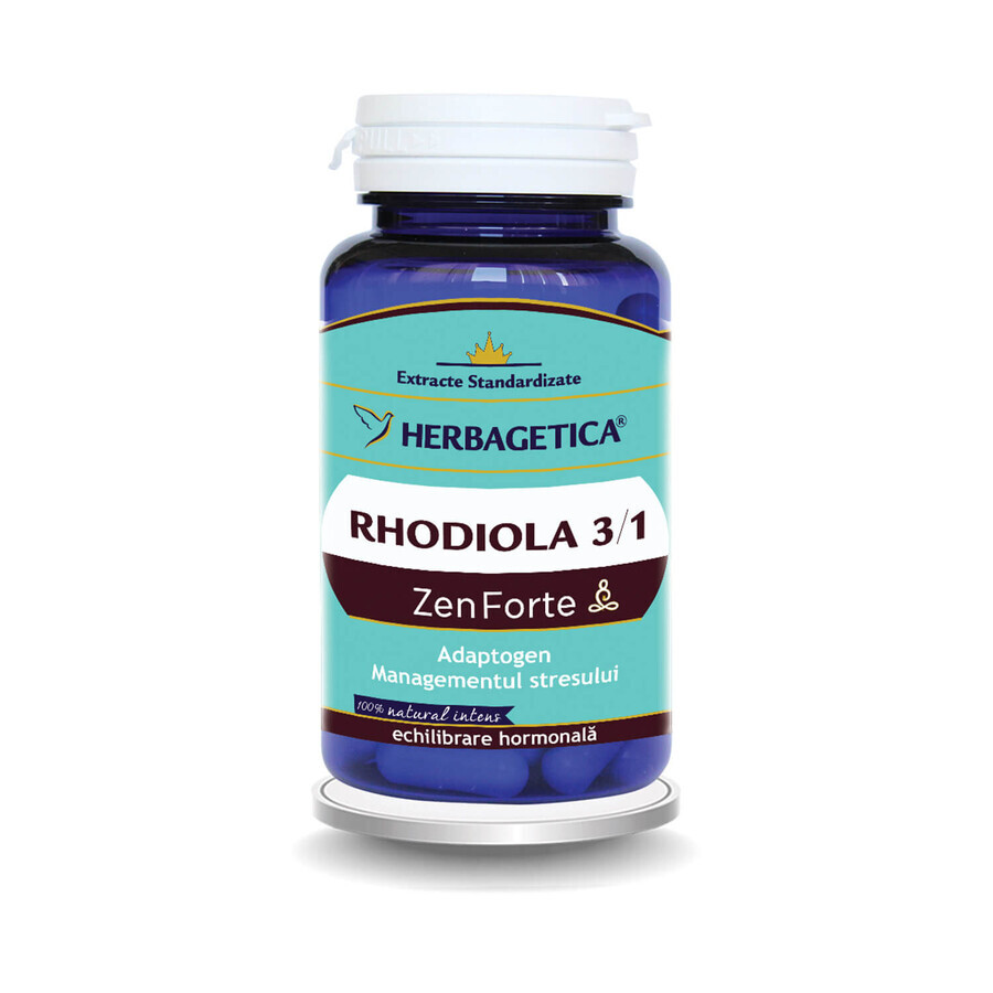 Rhodiola, 30 Kapseln, Herbagetica