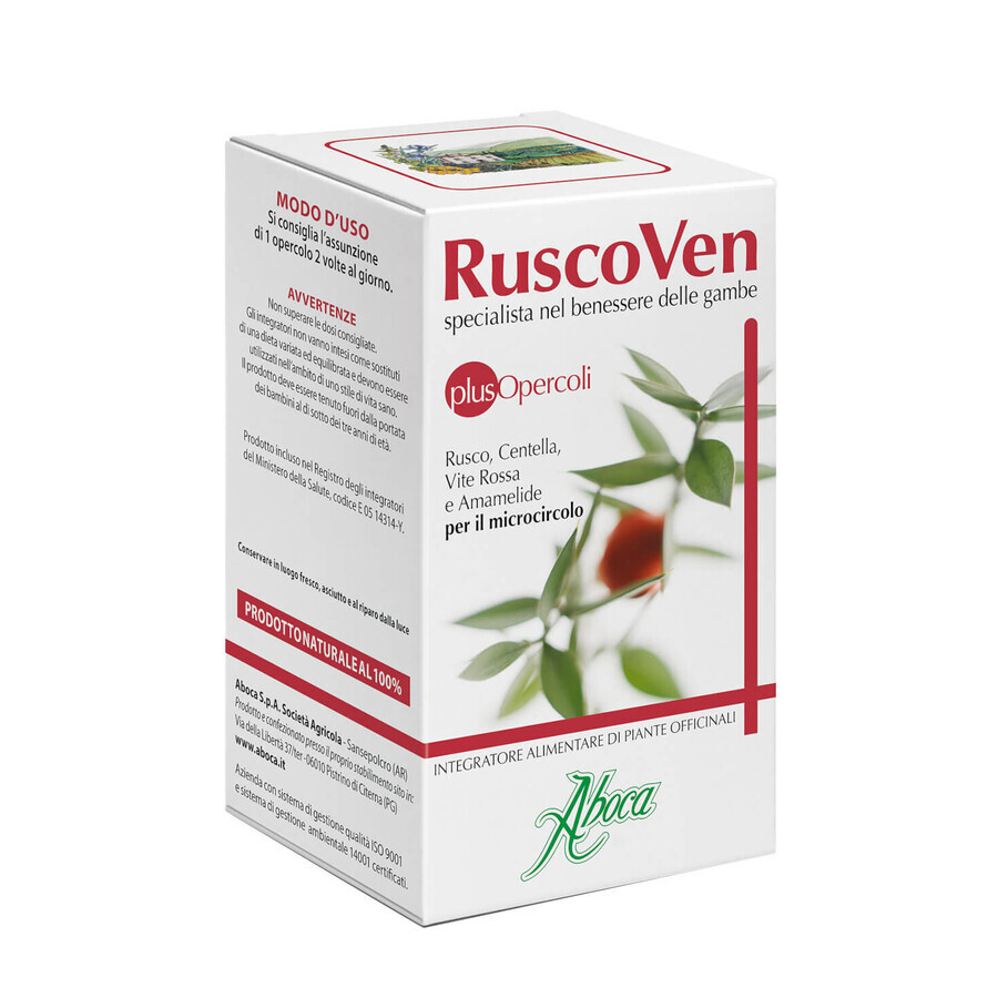 Ruscoven plus, 50 capsules, Aboca