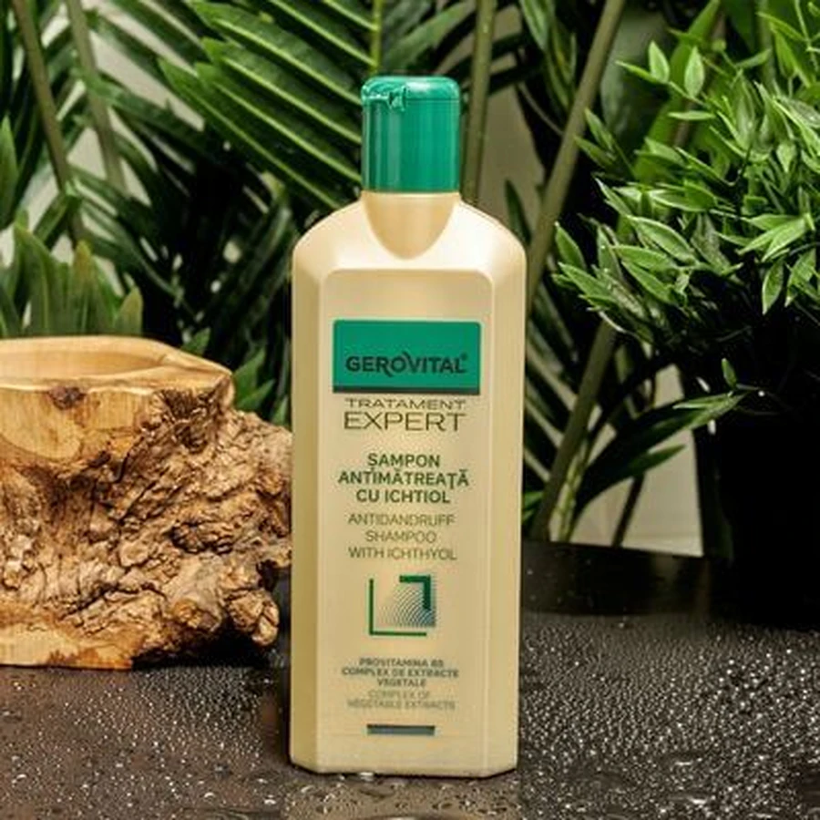 Shampoo with Ichtiol Gerovital Expert Treatment, 250 ml, Farmec