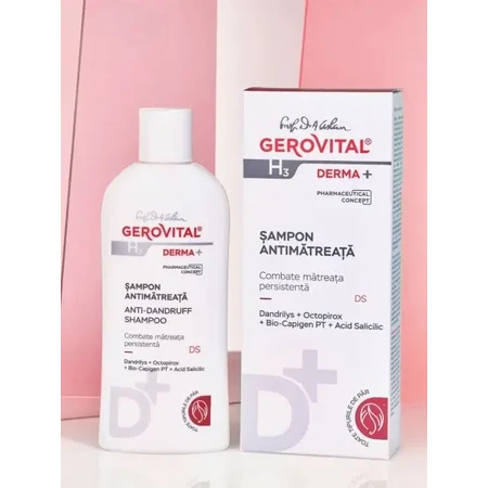 Sampon antimatreata Gerovital H3 Derma+, 200 ml, Farmec