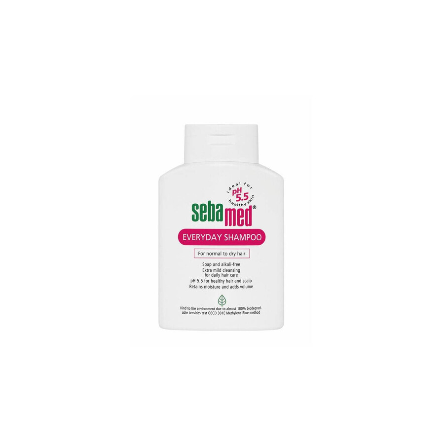 Dermatologisches Feuchtigkeitsshampoo für die tägliche Anwendung, 200 ml, sebamed