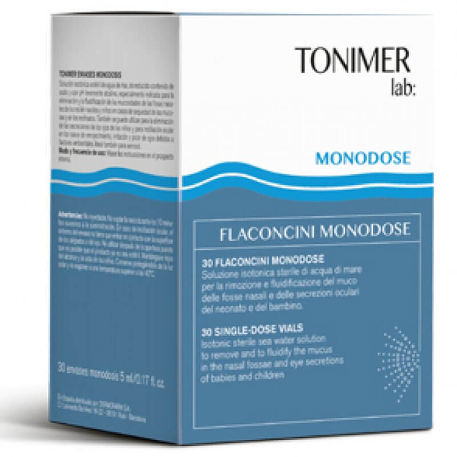 Meerwasser, sterile isotonische Lösung, 30 Fläschchen x 5 ml, Tonimer