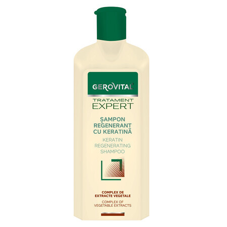 Regenerierendes Shampoo mit Keratin Gerovital Expert Treatment, 250 ml, Farmec
