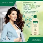 Shampoo Rigenerante con Cheratina, Gerovital Tratament Expert, 400 ml, Farmec