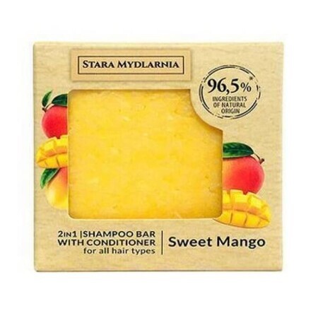 Sampon solid 2 in 1 Sweet Mango, 70 g, Stara Mydlarnia